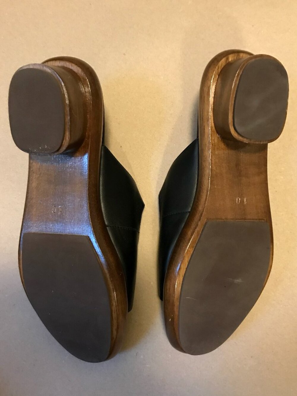 Beklina Low Sedia Sandal Black Women's Size 10 - Picture 4 of 7